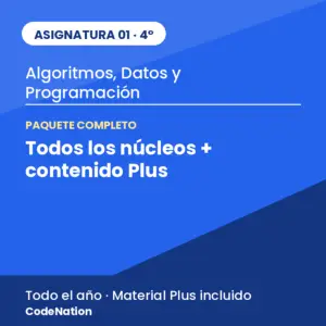 01 · Paquete completo — Algoritmos, Datos y Programación (4° año)