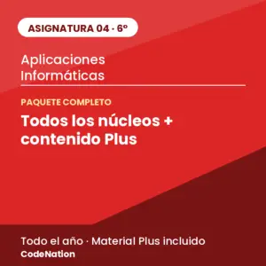 04 · Paquete completo — Aplicaciones Informáticas (6° año)